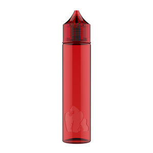 Chubby Gorilla - 60ML "SOFT" Unicorn Bottle - Transparent Red - Copackr.com
