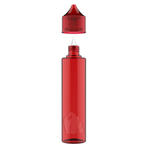 Chubby Gorilla - 60ML "SOFT" Unicorn Bottle - Transparent Red - Copackr.com