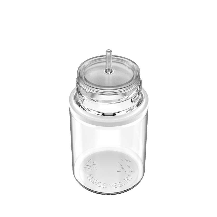 Chubby Gorilla - 60ML Stubby Unicorn Bottle - Clear Bottle / White Cap - V3 - Copackr.com