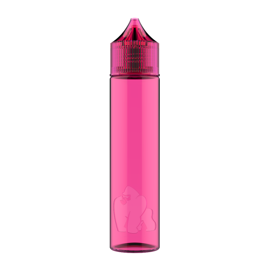 Chubby Gorilla - 60ML "SOFT" Unicorn Bottle - Transparent Pink - Copackr.com