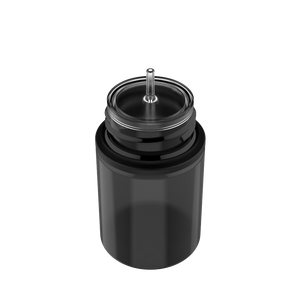 Chubby Gorilla 60ML Stubby Unicorn Bottle - Black Transparent Bottle / Black Cap - V3 - Copackr.com
