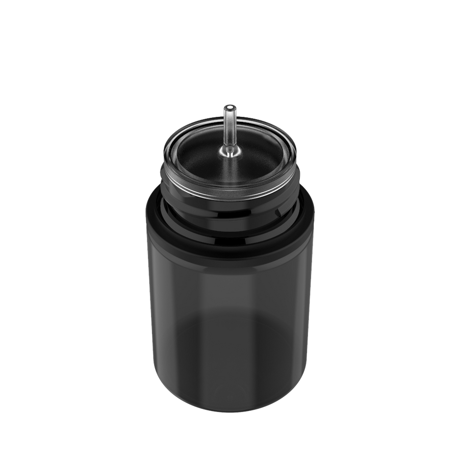 Chubby Gorilla 60ML Stubby Unicorn Bottle - Black Transparent Bottle / Black Cap - V3 - Copackr.com