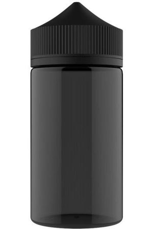 Chubby Gorilla - 200ML Unicorn Bottle - Transparent Black Bottle / Black Cap - V2 - Copackr.com