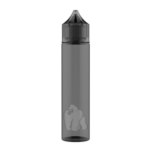 Chubby Gorilla - 60ML "SOFT" Unicorn Bottle - Transparent Black - Copackr.com