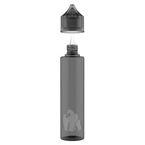 Chubby Gorilla - 60ML "SOFT" Unicorn Bottle - Transparent Black - Copackr.com