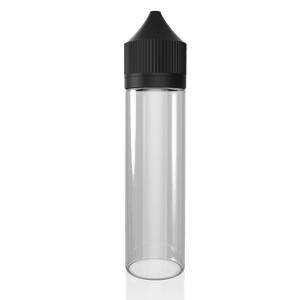 Chubby Gorilla - 60ML Unicorn Bottle - Clear Bottle / Black Cap - V2 - Copackr.com
