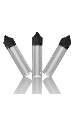 Chubby Gorilla - 60ML Unicorn Bottle - Clear Bottle / Black Cap - V2 - Copackr.com