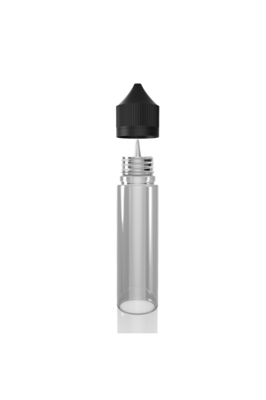 Chubby Gorilla - 60ML Unicorn Bottle - Clear Bottle / Black Cap - V2 - Copackr.com