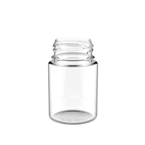 Chubby Gorilla 60ML Stubby Unicorn Bottle - Clear Bottle / Black Cap - V3 - Copackr.com