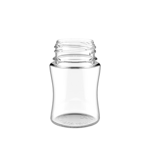 Chubby Gorilla 60ML Stubby Unicorn Bottle - Clear Bottle / Black Cap - V3 - Copackr.com