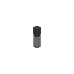 Chubby Gorilla Aviator 10ML Bottle With Inner Seal & Tamper Evident Breakoff Band - Translucent Black Bottle / Opaque Black Cap