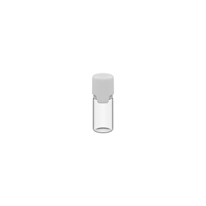 Chubby Gorilla Aviator 10ML Bottle With Inner Seal & Tamper Evident Breakoff Band - Clear Natural Bottle / Opaque White Cap