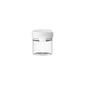 90CC/3FL.OZ/90ML Aviator CR - Container With Inner Seal & Tamper - Clear Natural With Opaque White Lid - Copackr.com