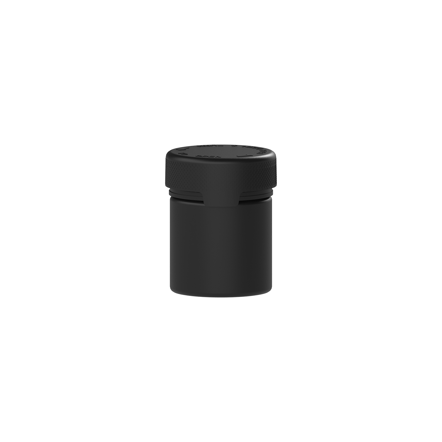 90CC/3FL.OZ/90ML Aviator CR - Container With Inner Seal & Tamper - Opaque Black With Opaque Black Lid - Copackr.com