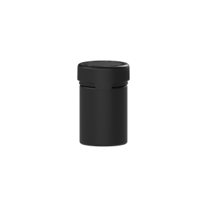 120CC/4FL.OZ/120ML Aviator CR - Container With Inner Seal & Tamper - Opaque Black With Opaque Black Lid - Copackr.com