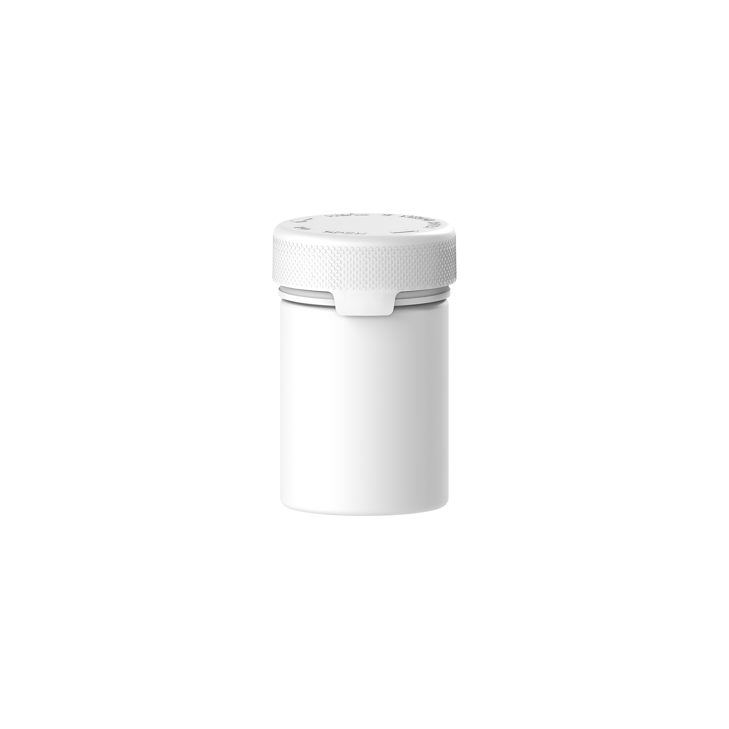 120CC/4FL.OZ/120ML Aviator CR - Container With Inner Seal & Tamper - Opaque White With Opaque White Lid - Copackr.com