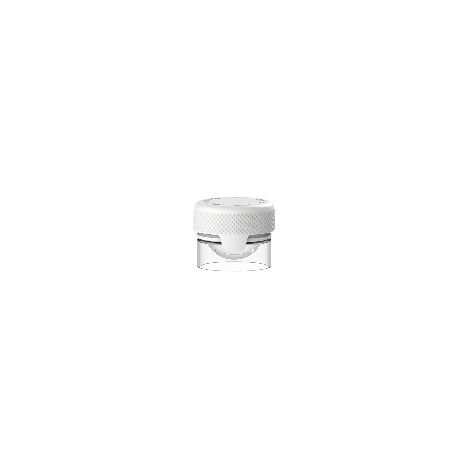 5cc/5ML Aviator CR - Container With Inner Seal & Tamper - Clear Natural (Transparent) With Opaque White Lid - Copackr.com
