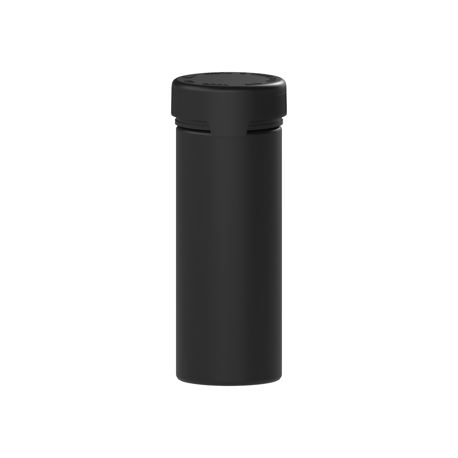 240CC/8FL.OZ/240ML Aviator CR - Container With Inner Seal & Tamper - Opaque Black With Opaque Black Lid - Copackr.com