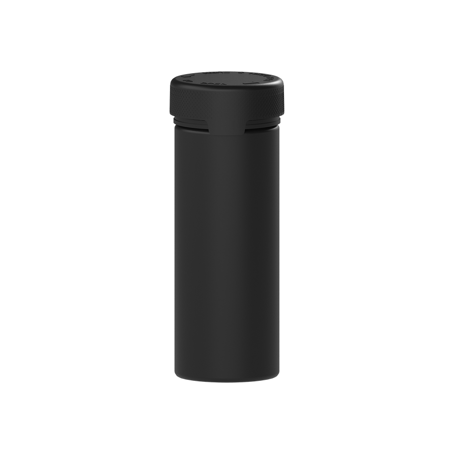 240CC/8FL.OZ/240ML Aviator CR - Container With Inner Seal & Tamper - Opaque Black With Opaque Black Lid - Copackr.com