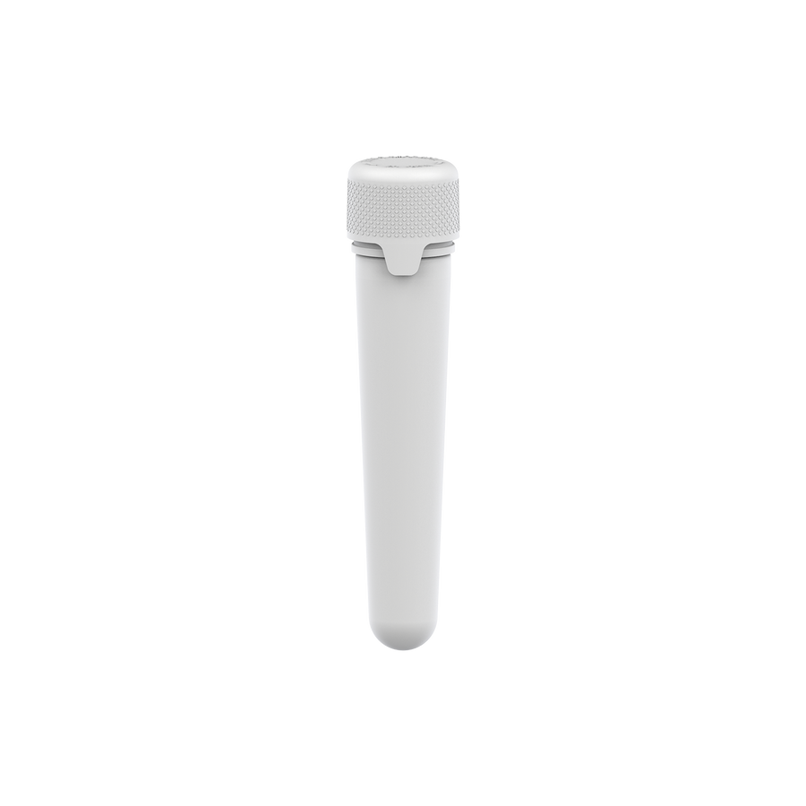 AVIATOR CR - TUBE 100MM WITH INNER SEAL & TAMPER - OPAQUE WHITE WITH OPAQUE WHITE LID - Copackr.com