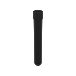 AVIATOR CR - TUBE 120MM WITH INNER SEAL & TAMPER - OPAQUE BLACK WITH OPAQUE BLACK LID - Copackr.com