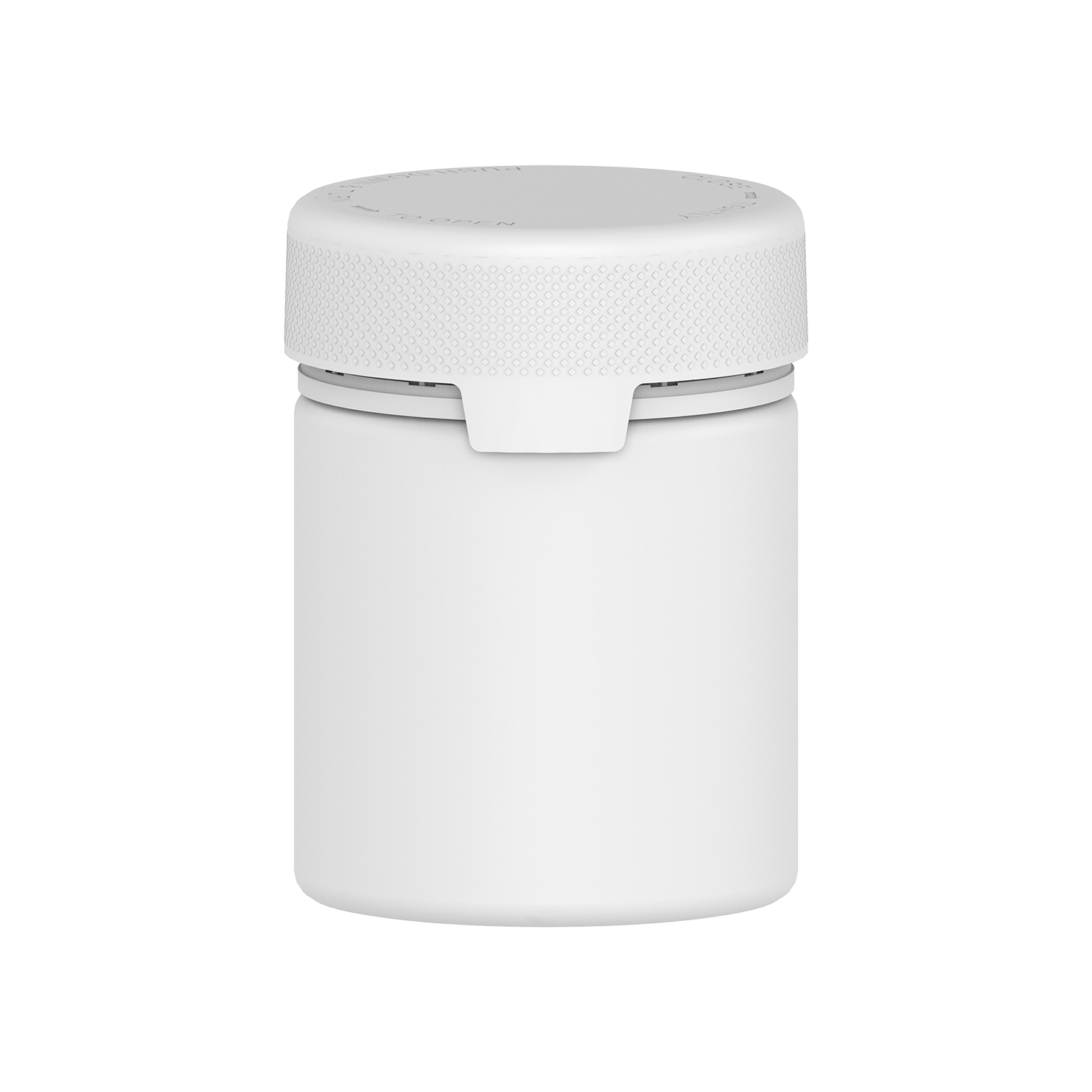 550CC/18.5FL.OZ/550ML Aviator CR - XL Container With Inner Seal & Tamper - Opaque White With Opaque White Lid - Copackr.com