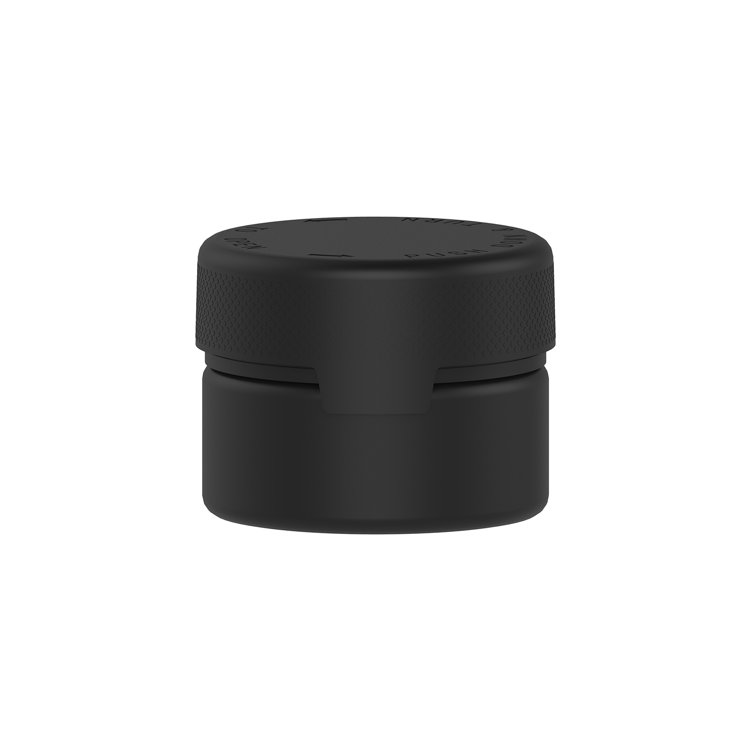 220CC/7.5FL.OZ/220ML Aviator CR - XL Container With Inner Seal & Tamper - Opaque Black With Opaque Black Lid - Copackr.com