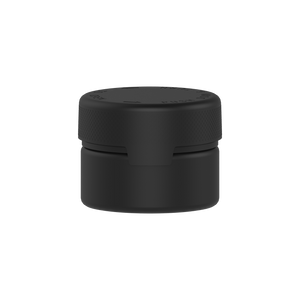220CC/7.5FL.OZ/220ML Aviator CR - XL Container With Inner Seal & Tamper - Opaque Black With Opaque Black Lid - Copackr.com